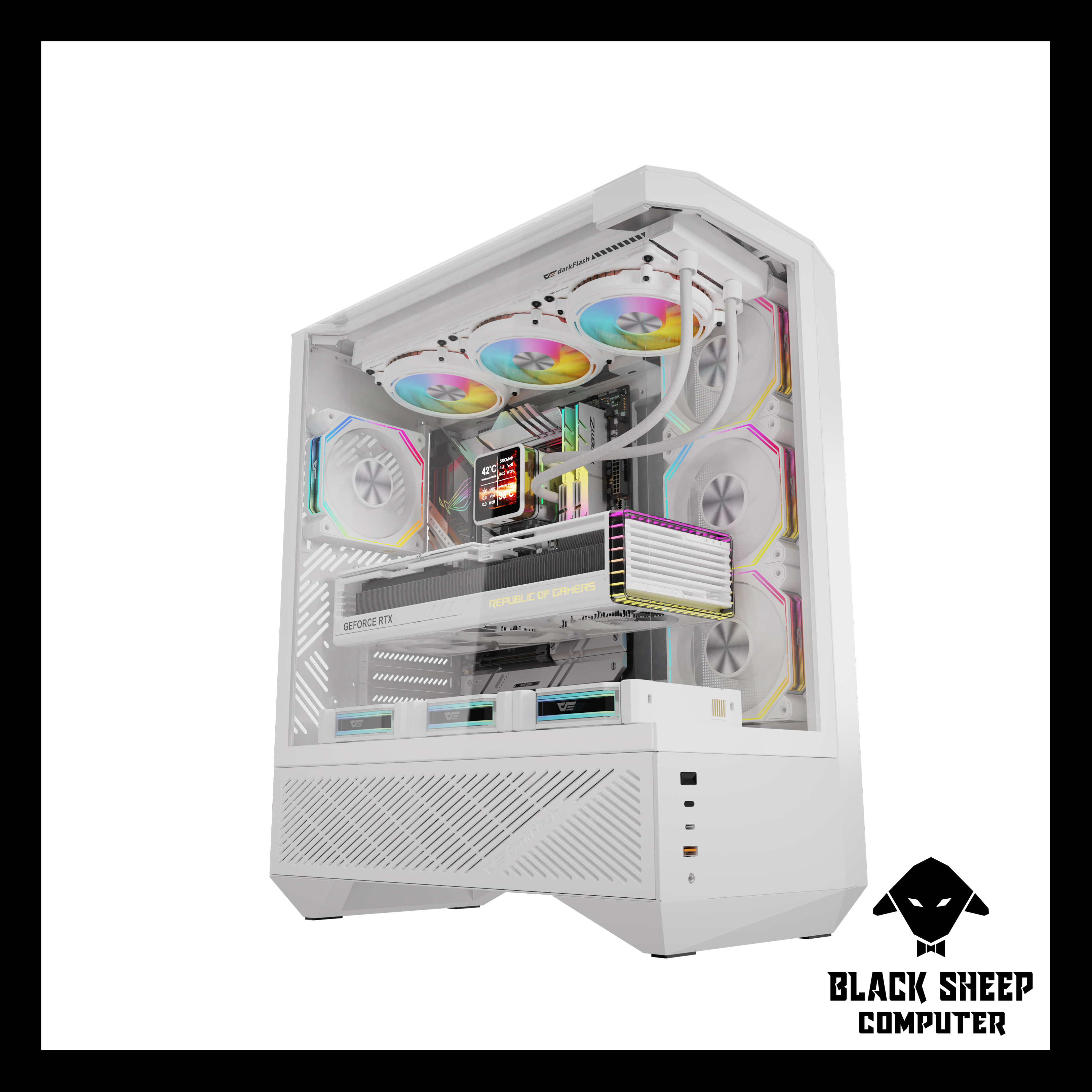 Vỏ Case DARKFLASH DY460 WHITE