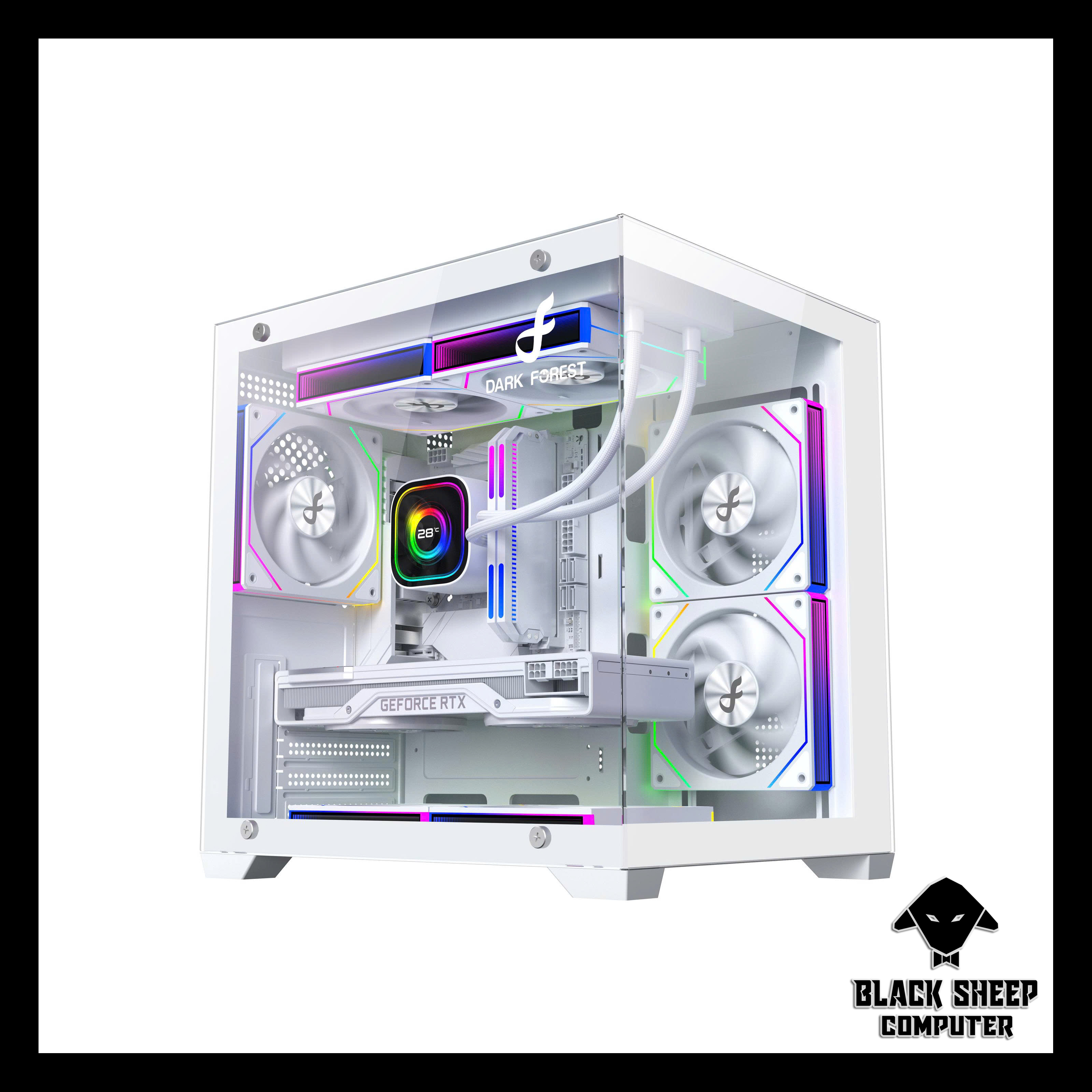 Vỏ Case DARK FOREST QUANTUM W (SẴN 5 FAN ARGB)