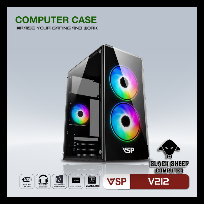 Vỏ Case VSP V212 BLACK