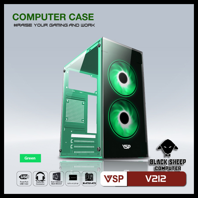 Vỏ Case VSP V212 GREEN