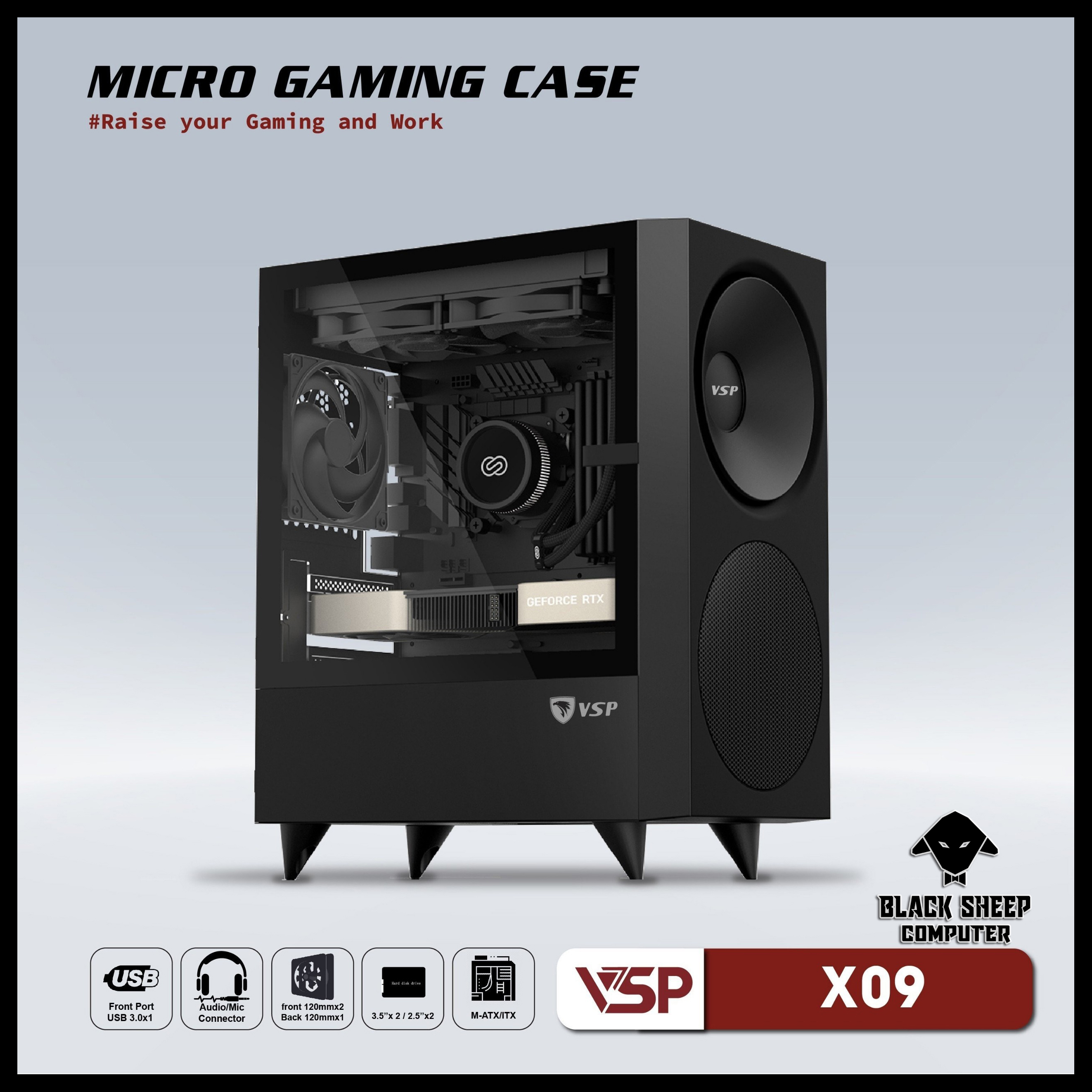 Vỏ Case VSP X09 BLACK