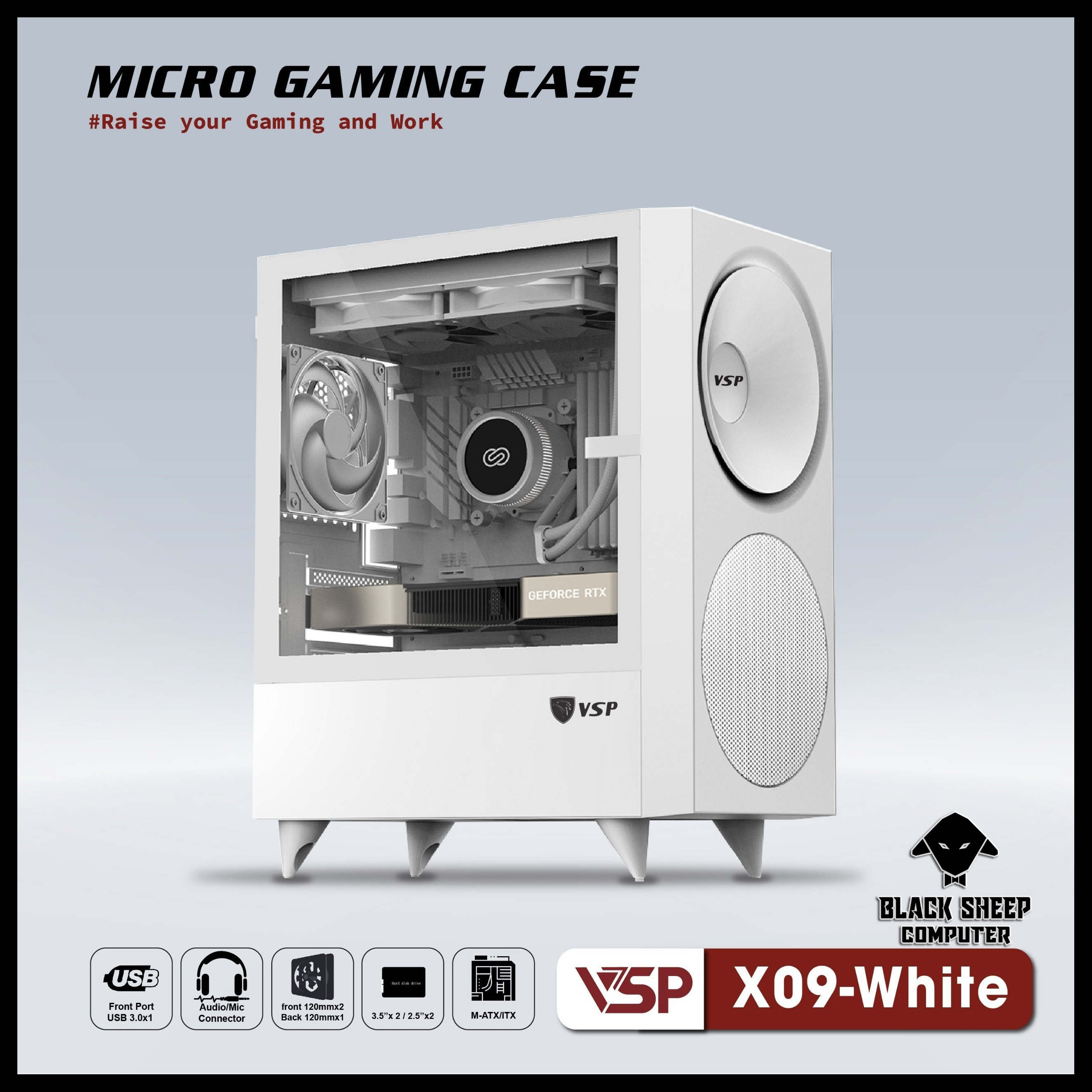 Vỏ Case VSP X09 WHITE