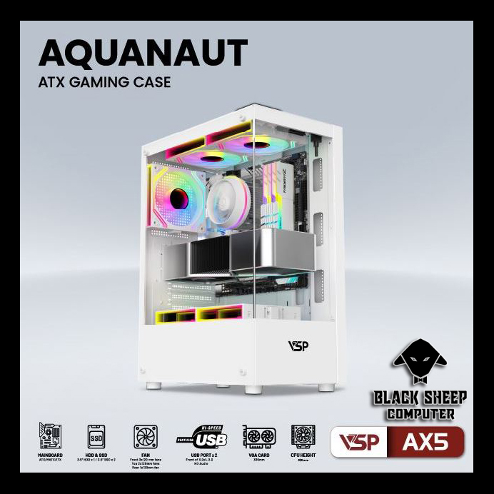 Vỏ Case VSP AQUANAUT AX5 WHITE