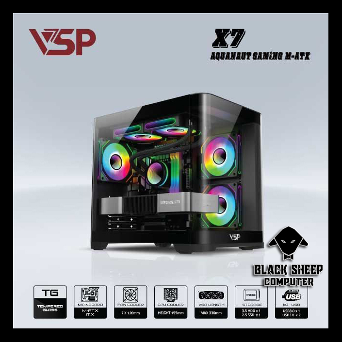 Vỏ Case VSP X7 BLACK