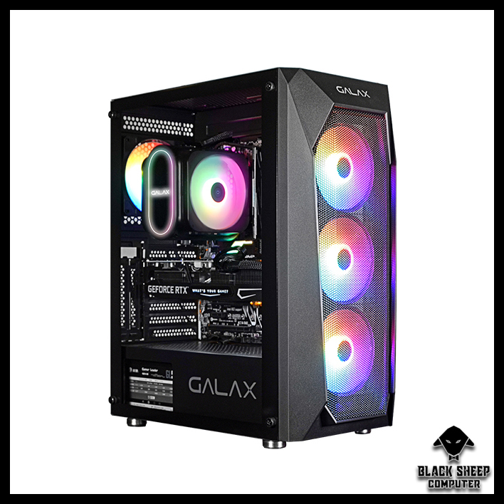 Vỏ Case GALAX REVOLUTION 05 BLACK (SẴN 4 FAN LED)