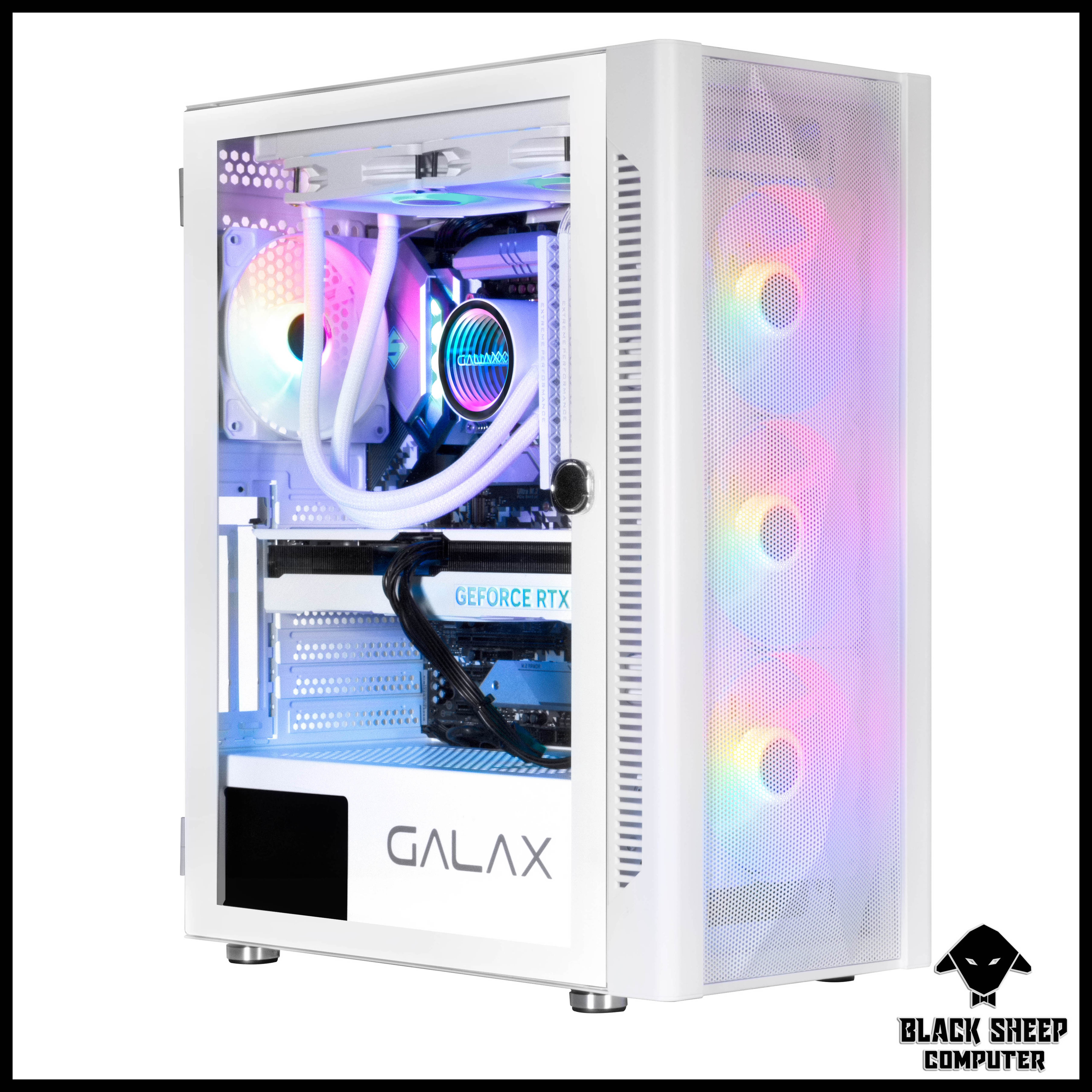 Vỏ Case GALAX REVOLUTION 06 WHITE (SẴN 4 FAN LED)