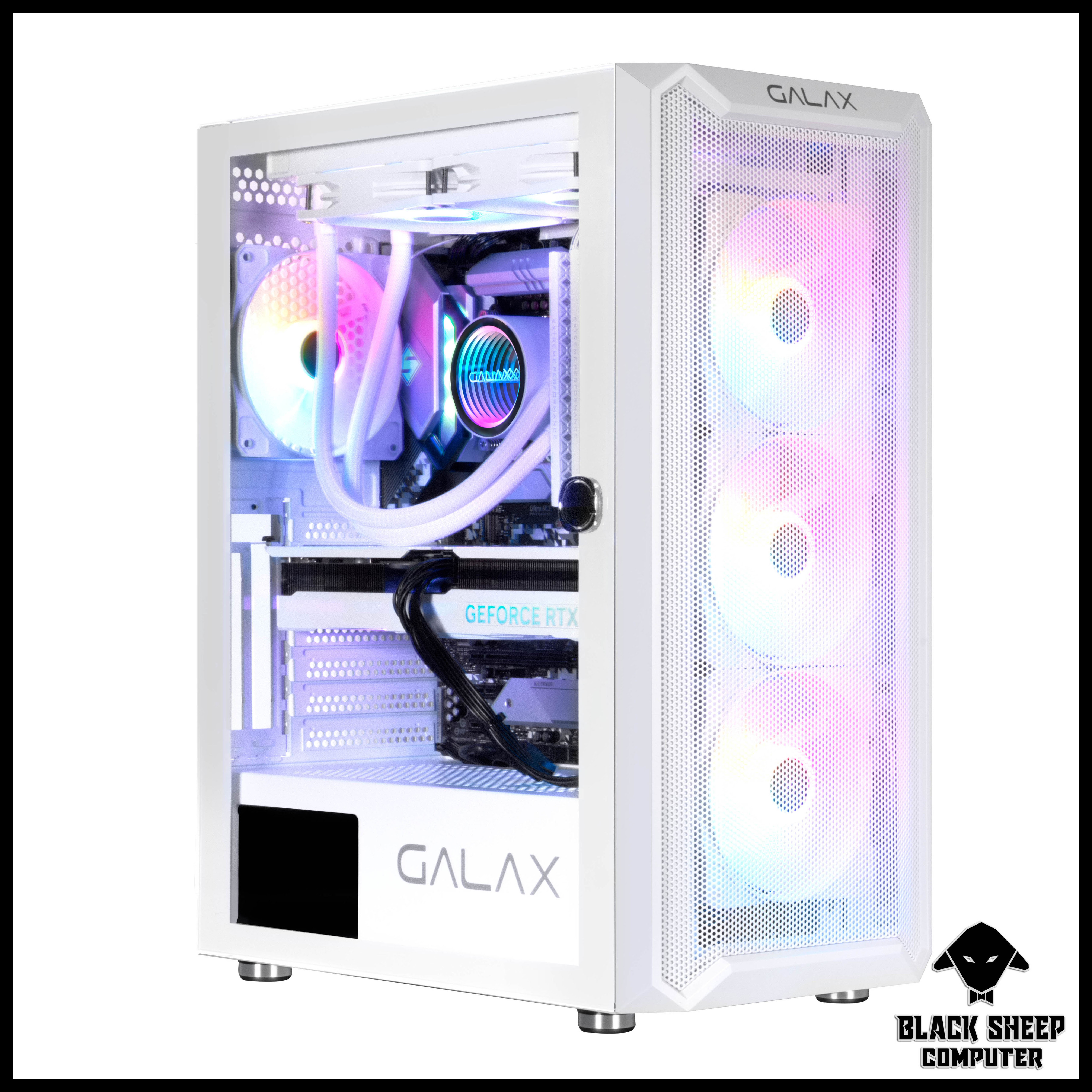 Vỏ Case GALAX REVOLUTION 07 WHITE (SẴN 4 FAN LED)