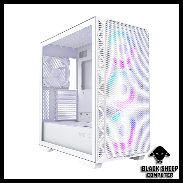 Vỏ Case MONTECH AIR 903 MAX WHITE (SẴN 3 FAN ARGB, 1 FAN NON LED  VÀ HUB SYNC)