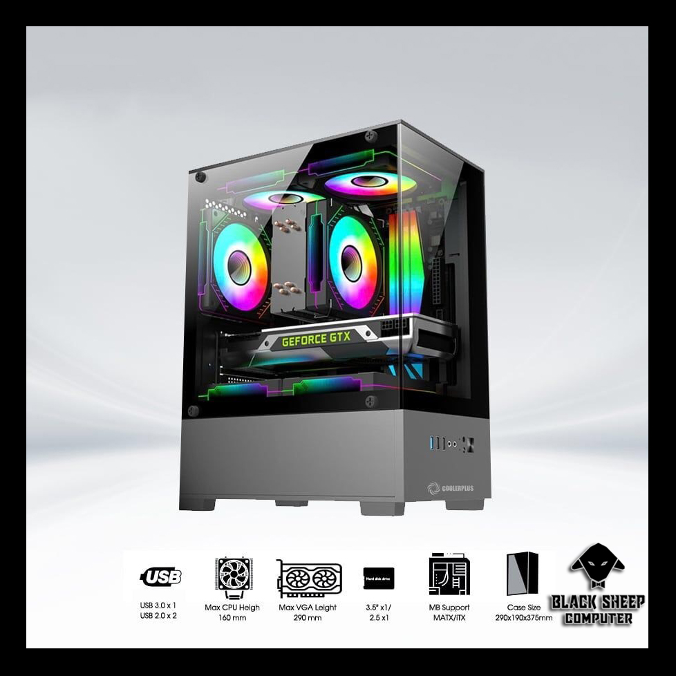 Vỏ Case COOLERPLUS EX32 BLACK