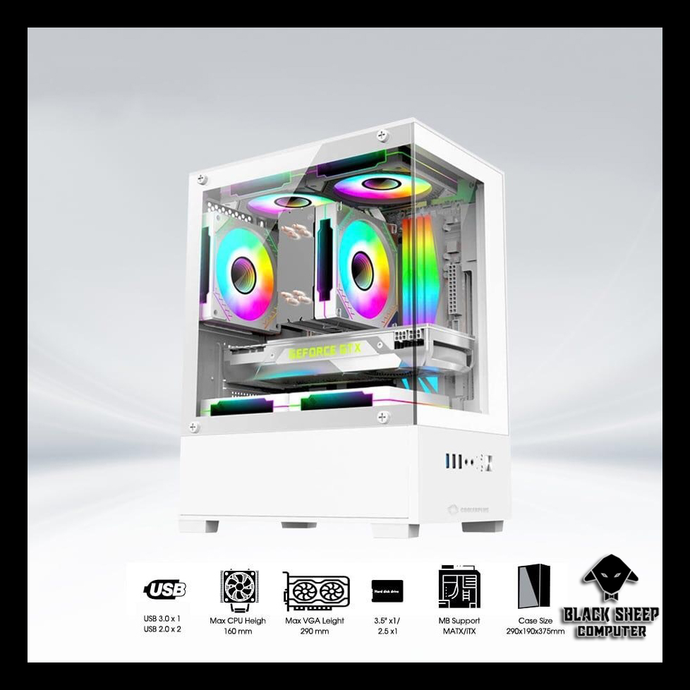 Vỏ Case COOLERPLUS EX32 WHITE