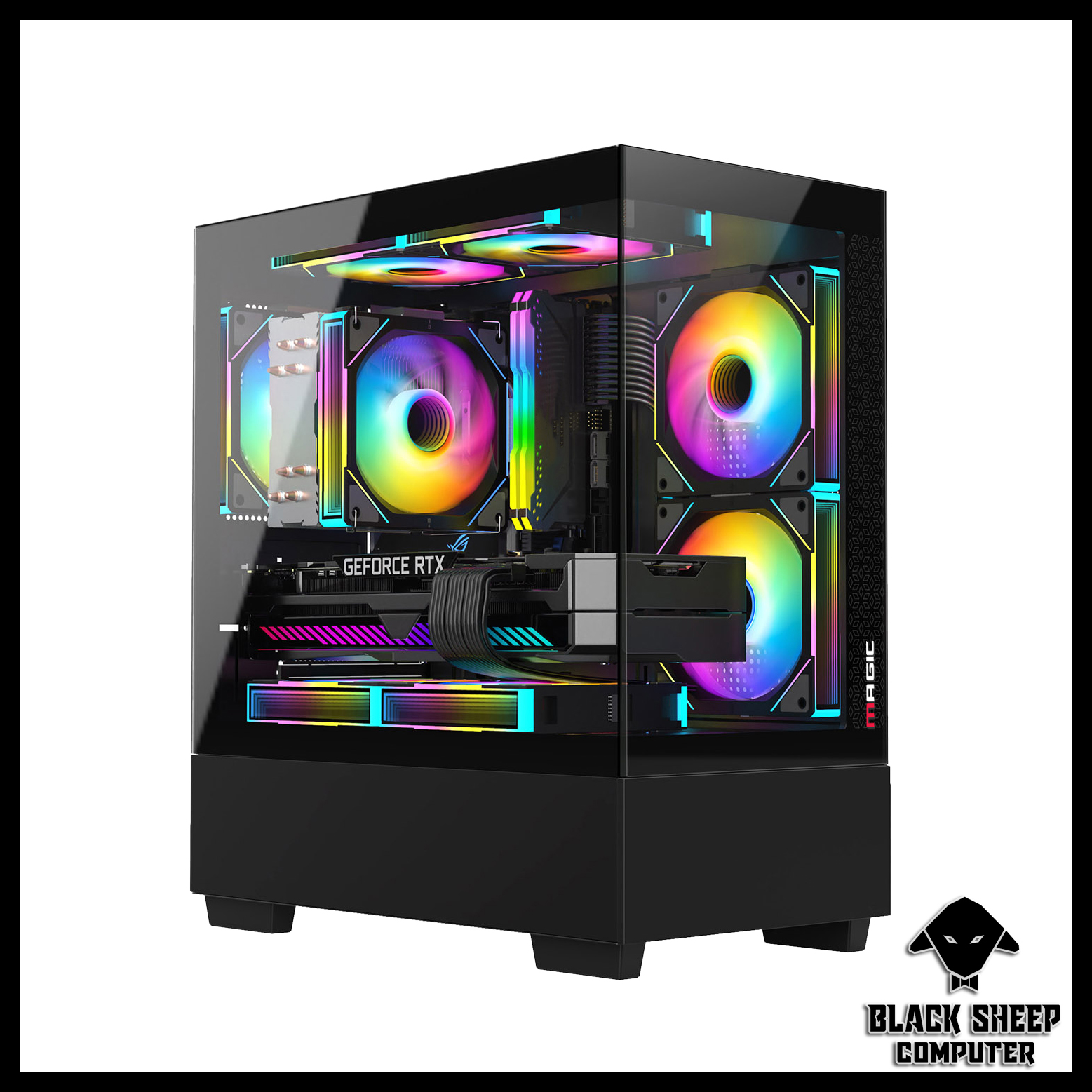 Vỏ Case MAGIC MIX TOWER BLACK