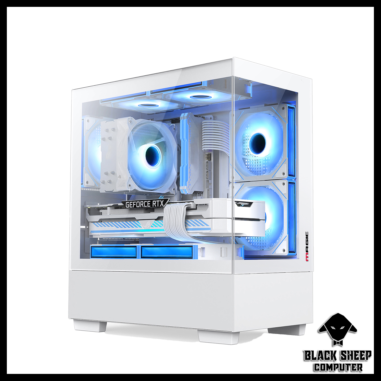 Vỏ Case MAGIC MIX TOWER WHITE