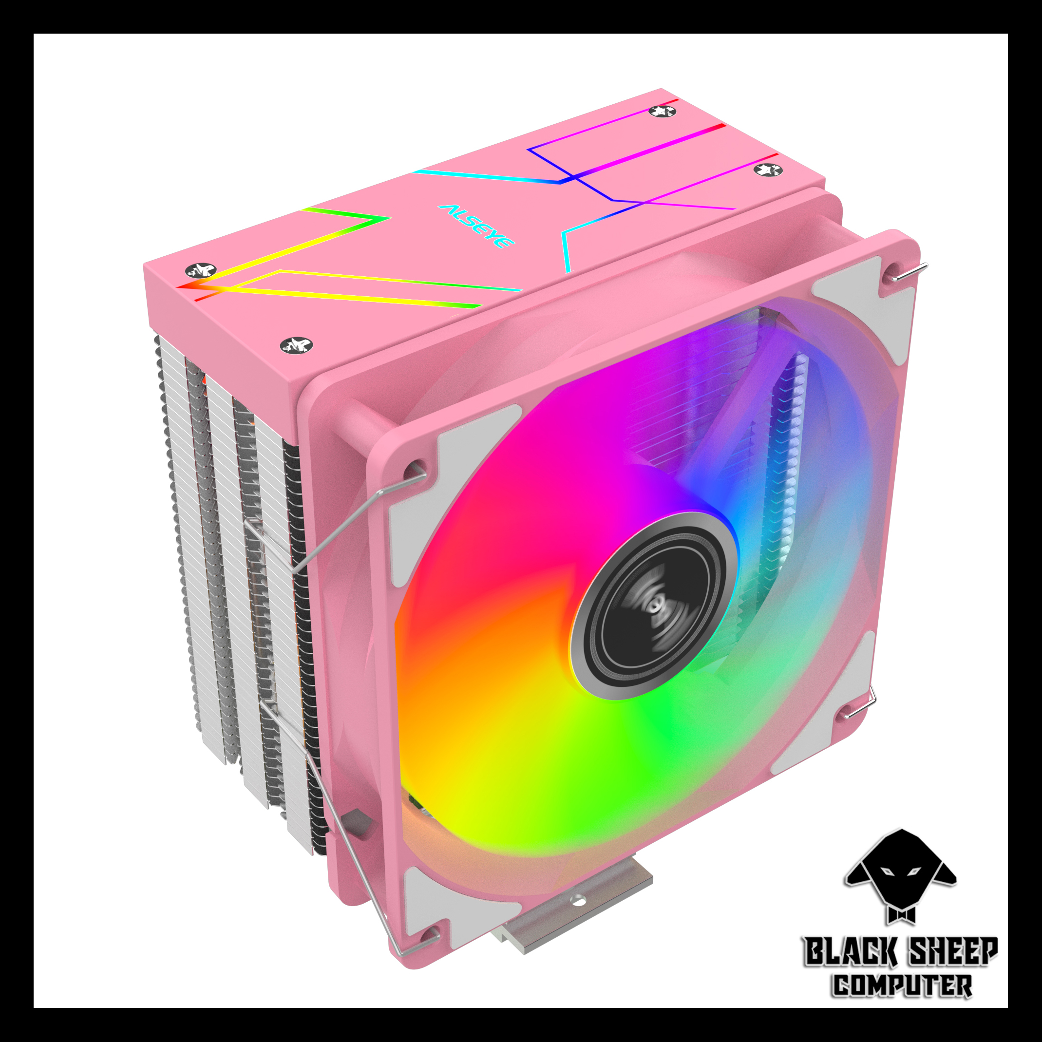 Tản Nhiệt CPU ALSEYE N120 PINK (Có Hỗ Trợ Sẵn SK2011)