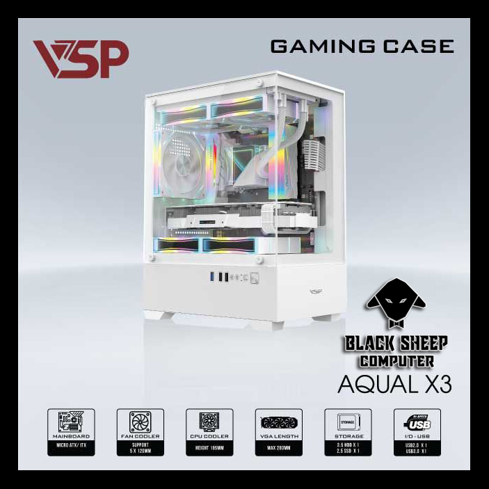 Vỏ Case VSP AQUAL X3 WHITE