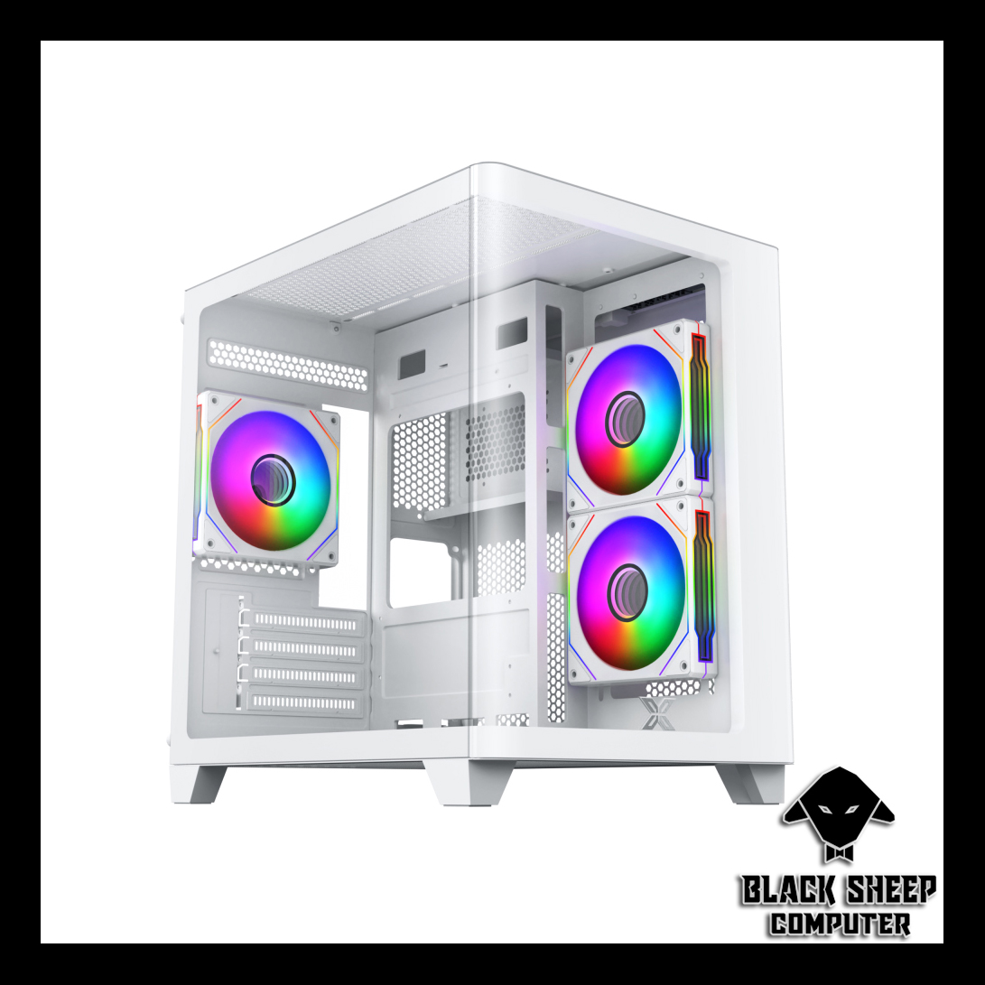 Vỏ Case XIGMATEK PANO M NANO 3GF ARTIC (SẴN 3 FAN LED)