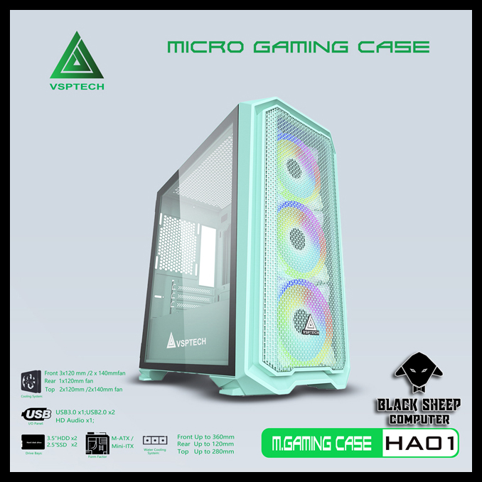 Vỏ Case VSP HA01 GREEN