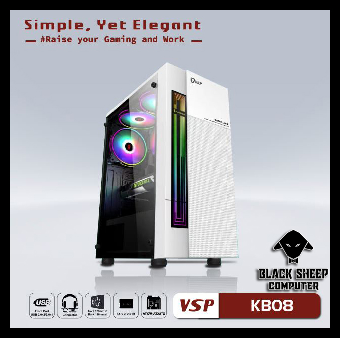 Vỏ Case VSP KB08 WHITE