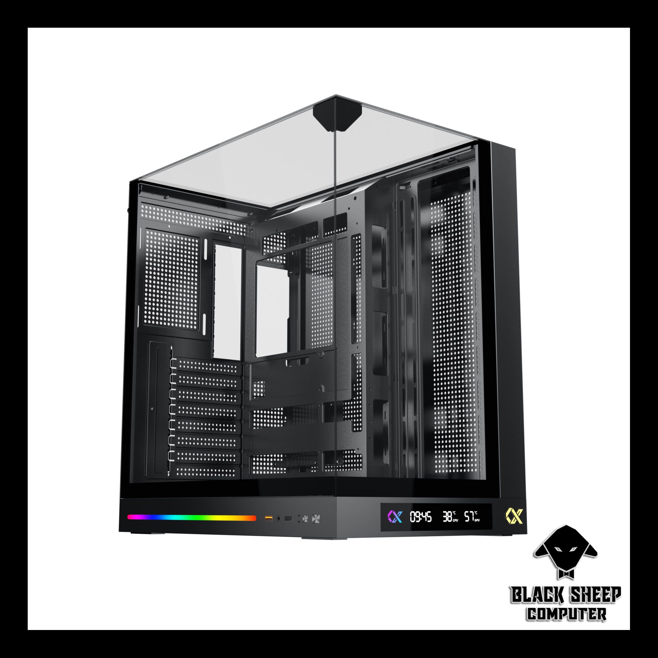 Vỏ Case XIGMATEK OCEAN II DGT BLACK