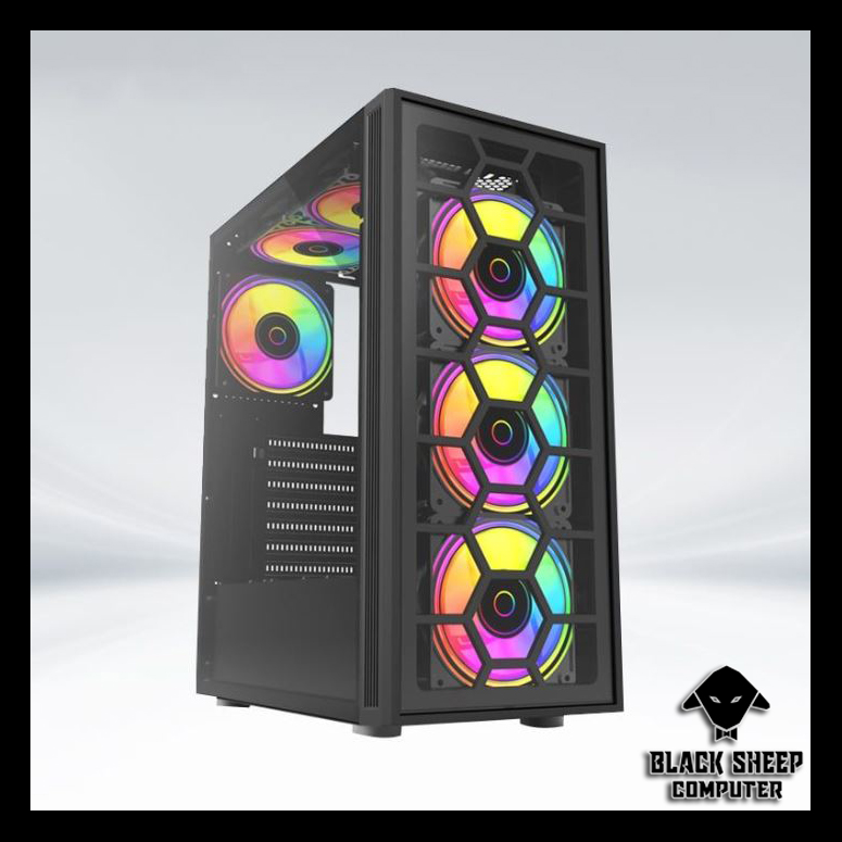 Vỏ Case COOLERPLUS XFX 3F101 (SẴN 3 FAN LED)