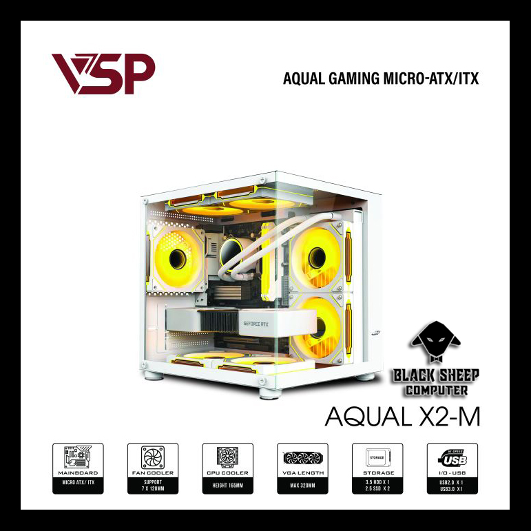 Vỏ Case VSP AQUAL X2 - M WHITE